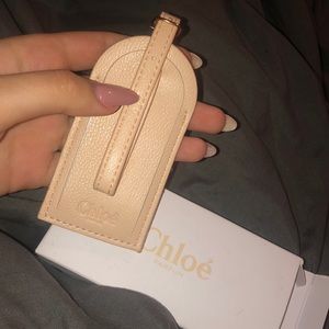 FINAL SALE Chloe luggage tag